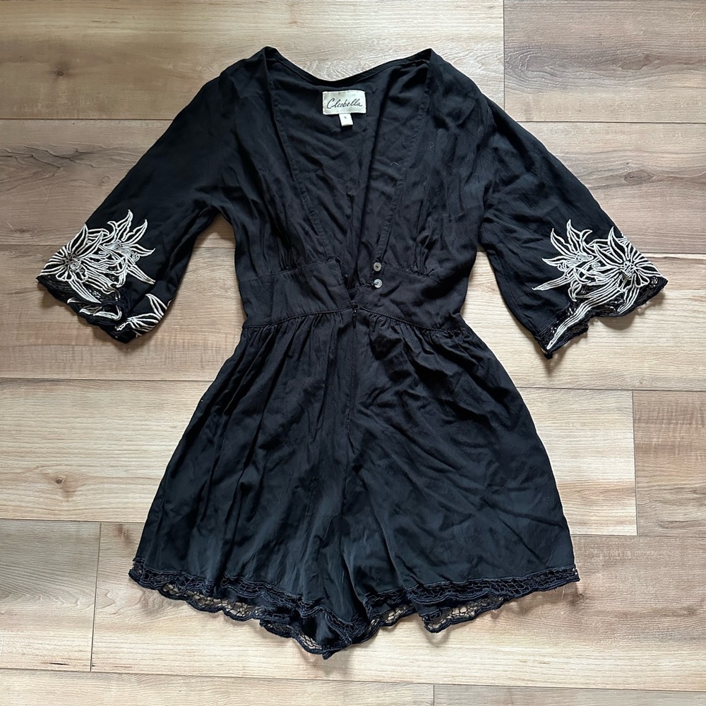 Cleobella Small Black Romper